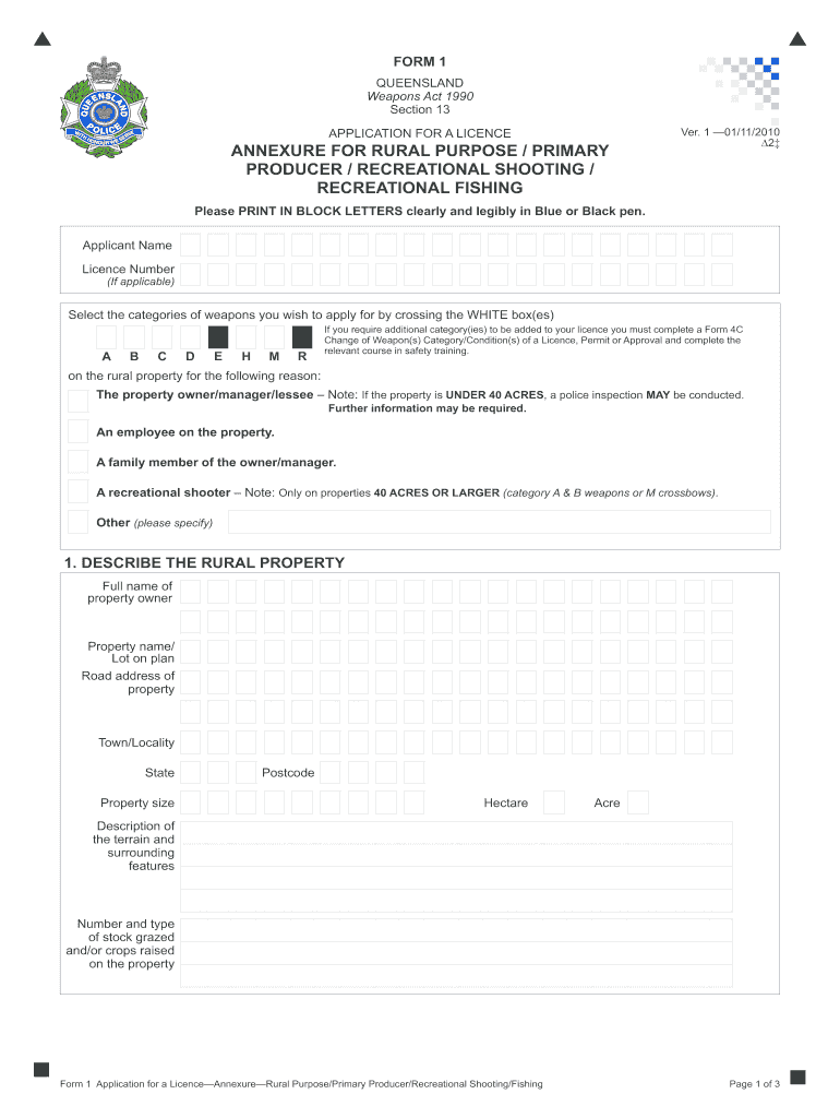 Get and Sign Form 1 Annexure