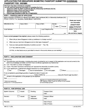 Passport Application Form