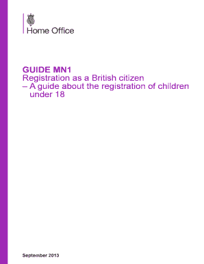 Child Registration Mn1 Section 13 Form