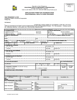 Philhealth Accreditation Renewal Online  Form