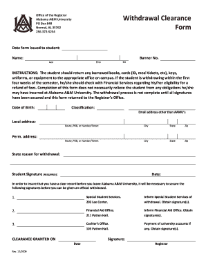 Withdrawal Form Template Fill Out And Sign Printable Pdf