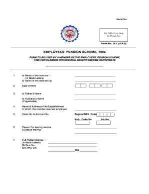 Pf Form 10d in Word Format