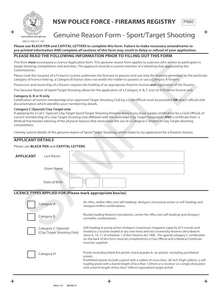 P660  Form