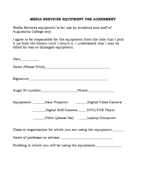 Equipment Release Form Template Word