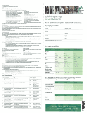  Dog Registration Matamata 2013