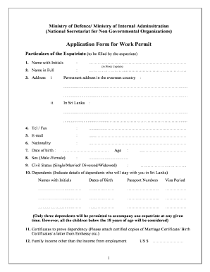 Illinois Work Permit PDF  Form