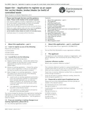 50411 Form WMC1 Upper TierApplication to Register as an