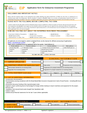 Eip Application Form