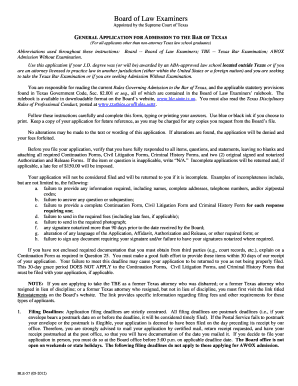 Texas Ble  Form