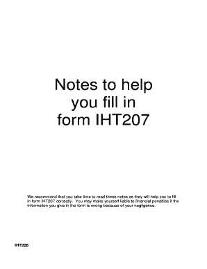 Iht207  Form
