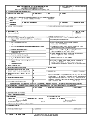 Ppm Checklist  Form