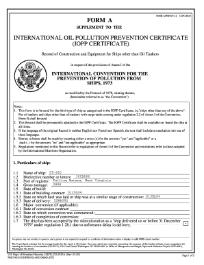 Iopp Certificate Sample  Form