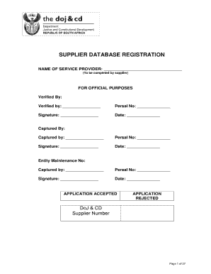 Madibeng Database Form