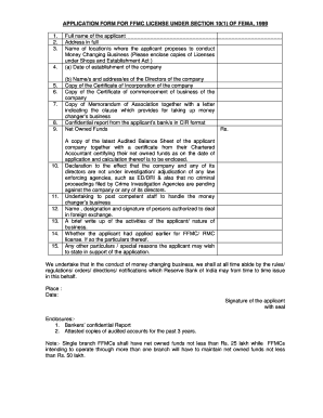 Ffmc License Online  Form