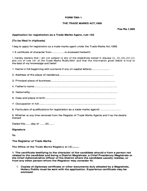 Tma Form