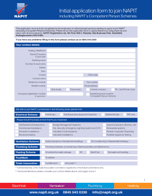 Napit Application Form