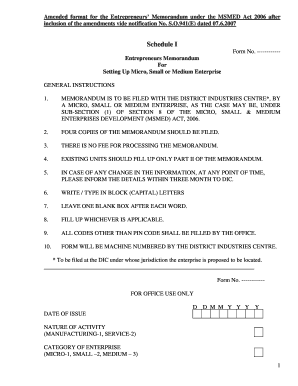 Amendments in Nic &amp; Asicc2000 Form
