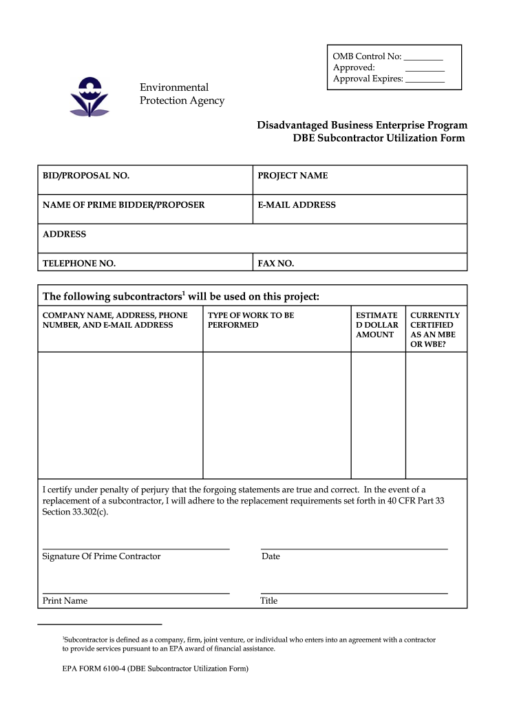 Ca Dbe 6100 4 Forms