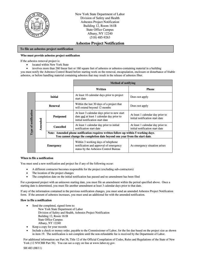  Asbestos Notification 2011-2024