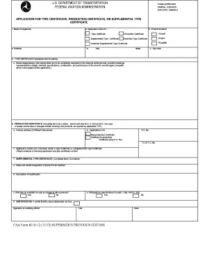 Faa 8110 12  Form