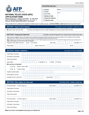 Npc Form Download