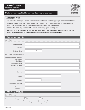 D21 Form