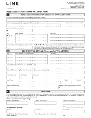  Link Market Services Forms 2011