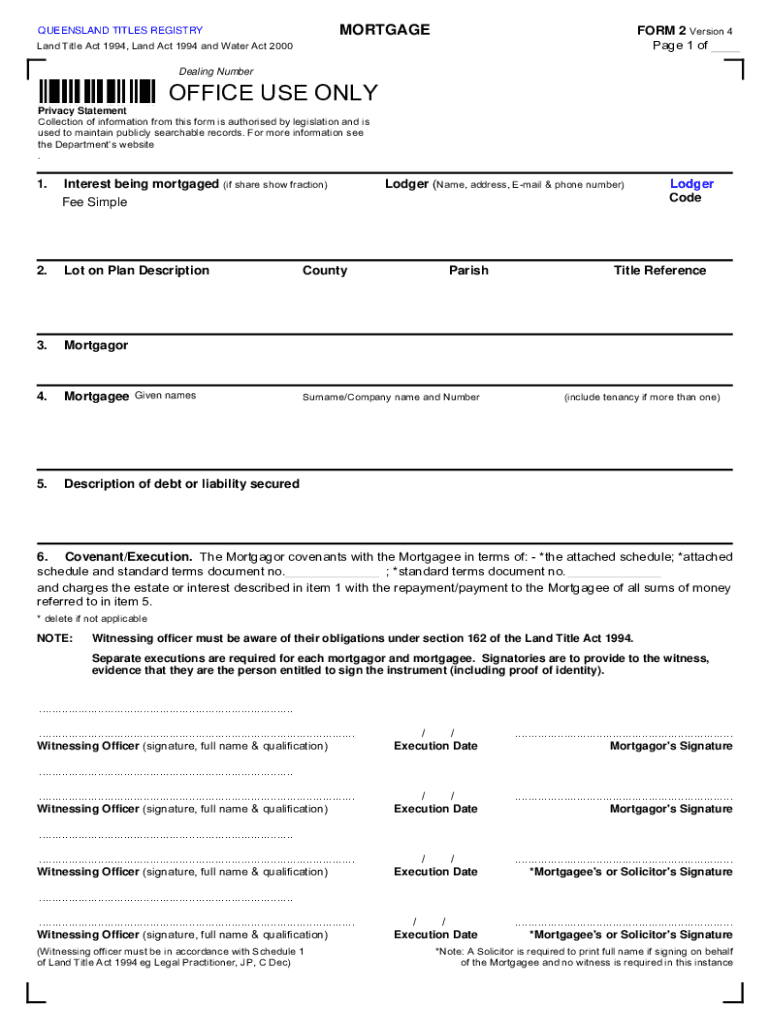 Qld Titles Office Forms