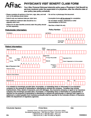 Aflac Forms