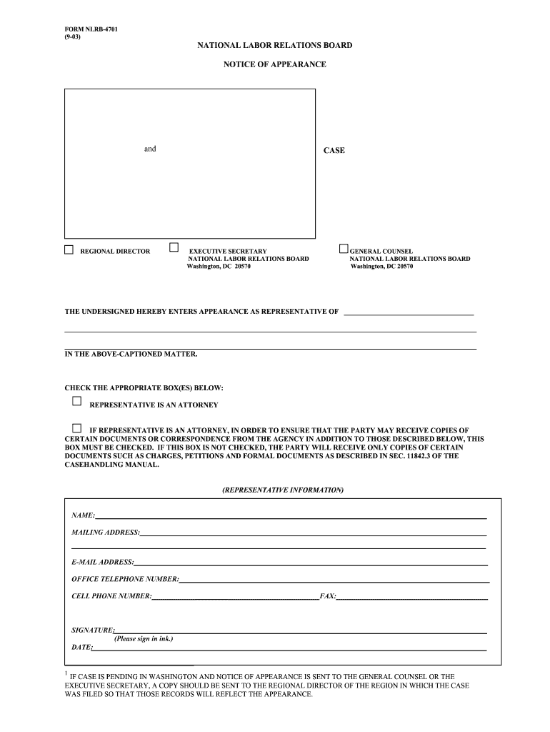  Nlrb Forms 2003-2024