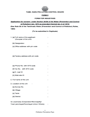 Dil Consent Format in Tamil