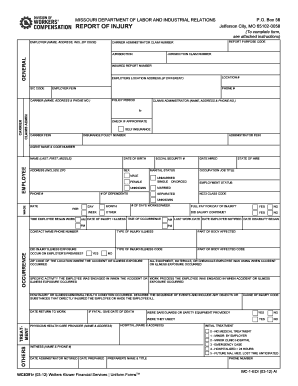 Missouri Chartis  Form