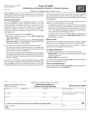 Ct W4p Fillable  Form