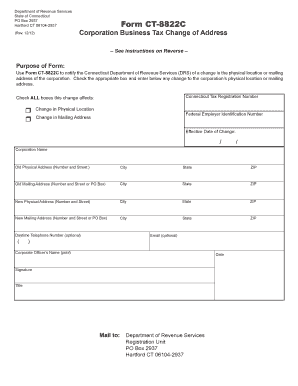 Ct Form 8822c