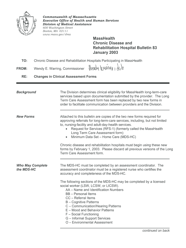 Editable Mds Hc Form