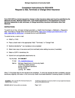  Dch 0078 Form 2013