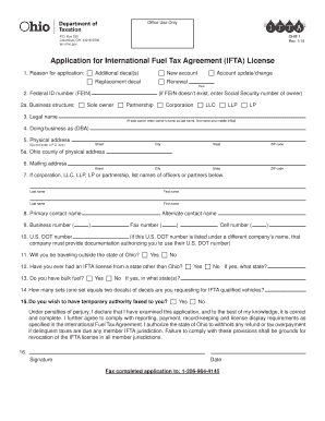 Ifta Ohio  Form