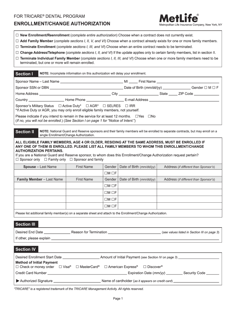 Metlife Dental Termination Form