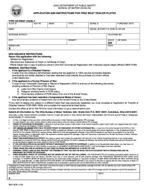 Ohio Trailer Weight Slip  Form