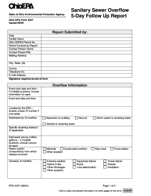 Oepa Sso Reporting Form