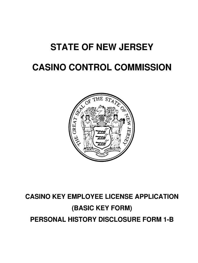  Nj Gaming License Application 2005-2024