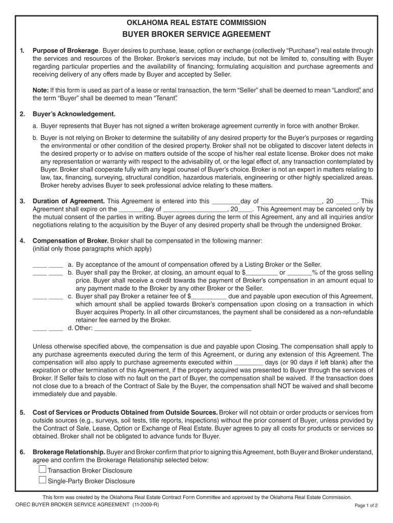  pdfFiller Service Agreement Form 2009-2024
