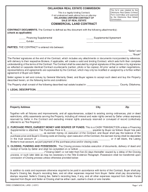  Oklahoma Land Contract 2011