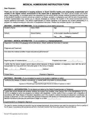 South Carolina Iep  Form