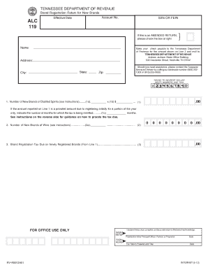 Tn Brand Registration  Form