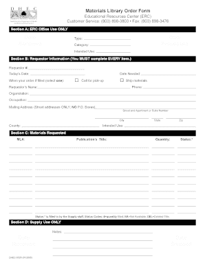 Dhec 0520 Form