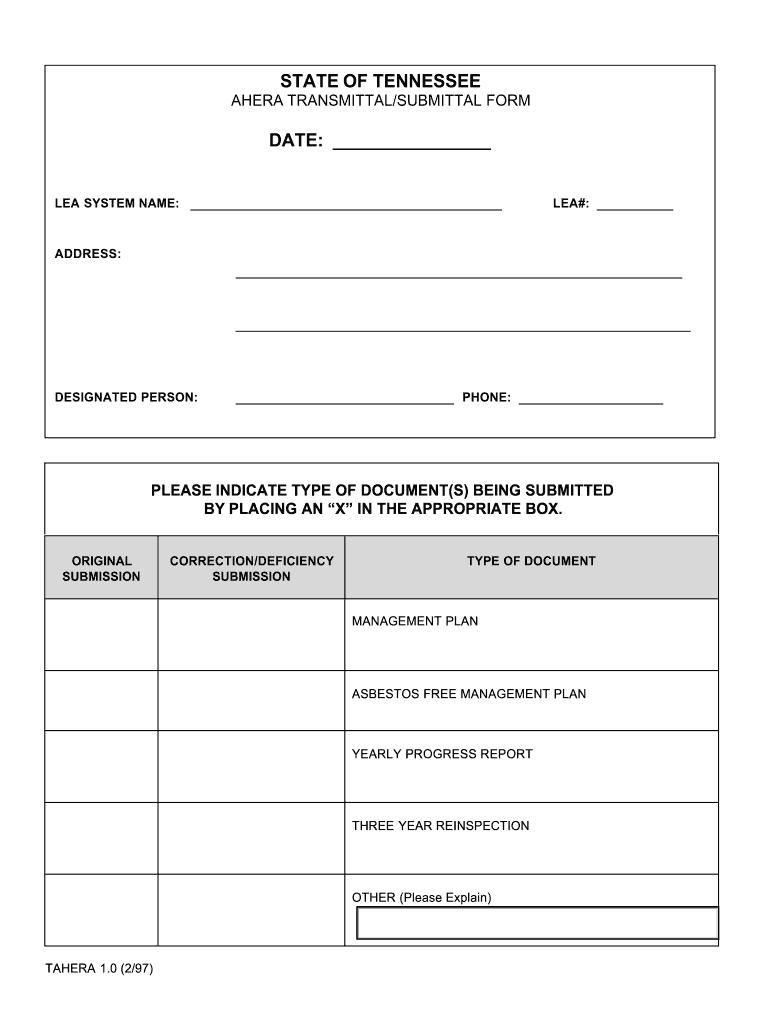 Ahera Inspection Forms