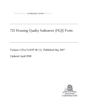 Housing Quality Indicators  Form