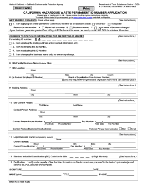 Epa Number  Form