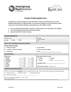 Amerigroup Forms